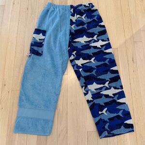 Towel Pants for Swimmers Beach Coverup Resortwear Cotton Unisex Kids Size Large